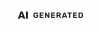 LABEL_AI GENERATED_white transparent